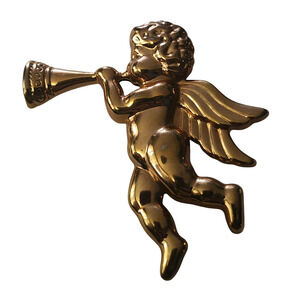1928 Collection Vatican Library Cherub Pin Brooch
